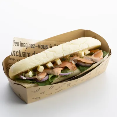 Fsc Salmon & Cream Cheese Panini Sandwich
